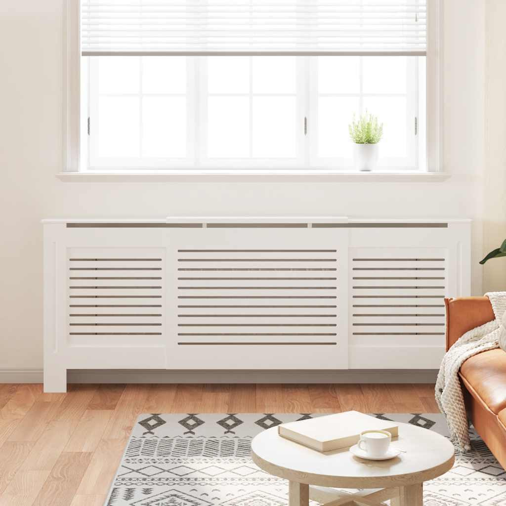 Vidaxl Mdf Radiator Cover White 80.7""