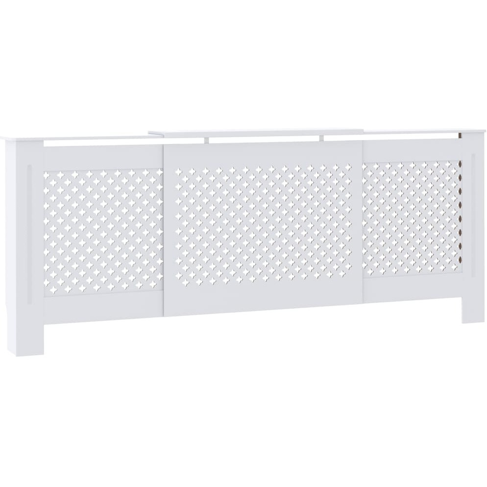 Vidaxl Mdf Radiator Cover White 80.7""