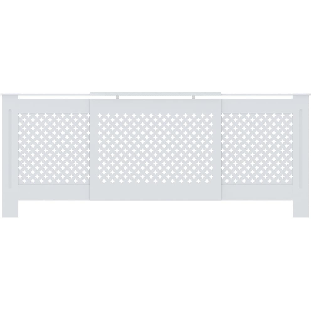 Vidaxl Mdf Radiator Cover White 80.7""