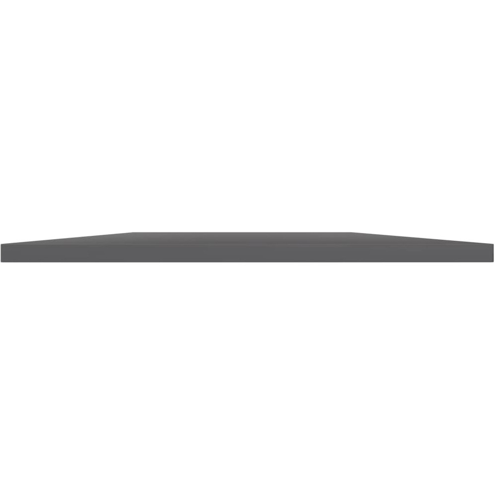 Vidaxl Bookshelf Boards 8 Pcs High Gloss Gray 31.5"&quotX15.7"&quotX0.6"" Engineered Wood