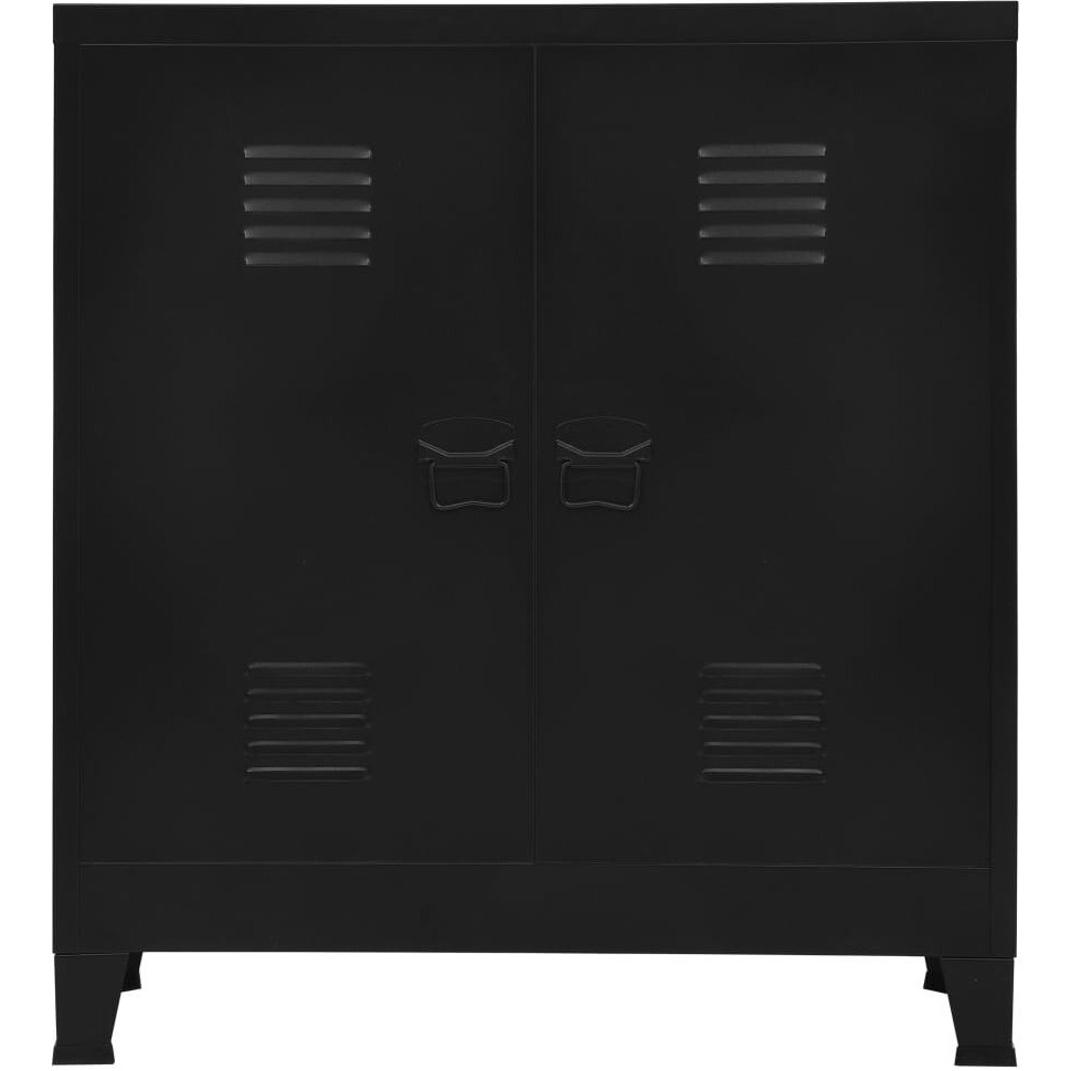 Vidaxl Industrial Storage Chest Black 35.4"&quotX15.7"&quotX39.4"" Steel
