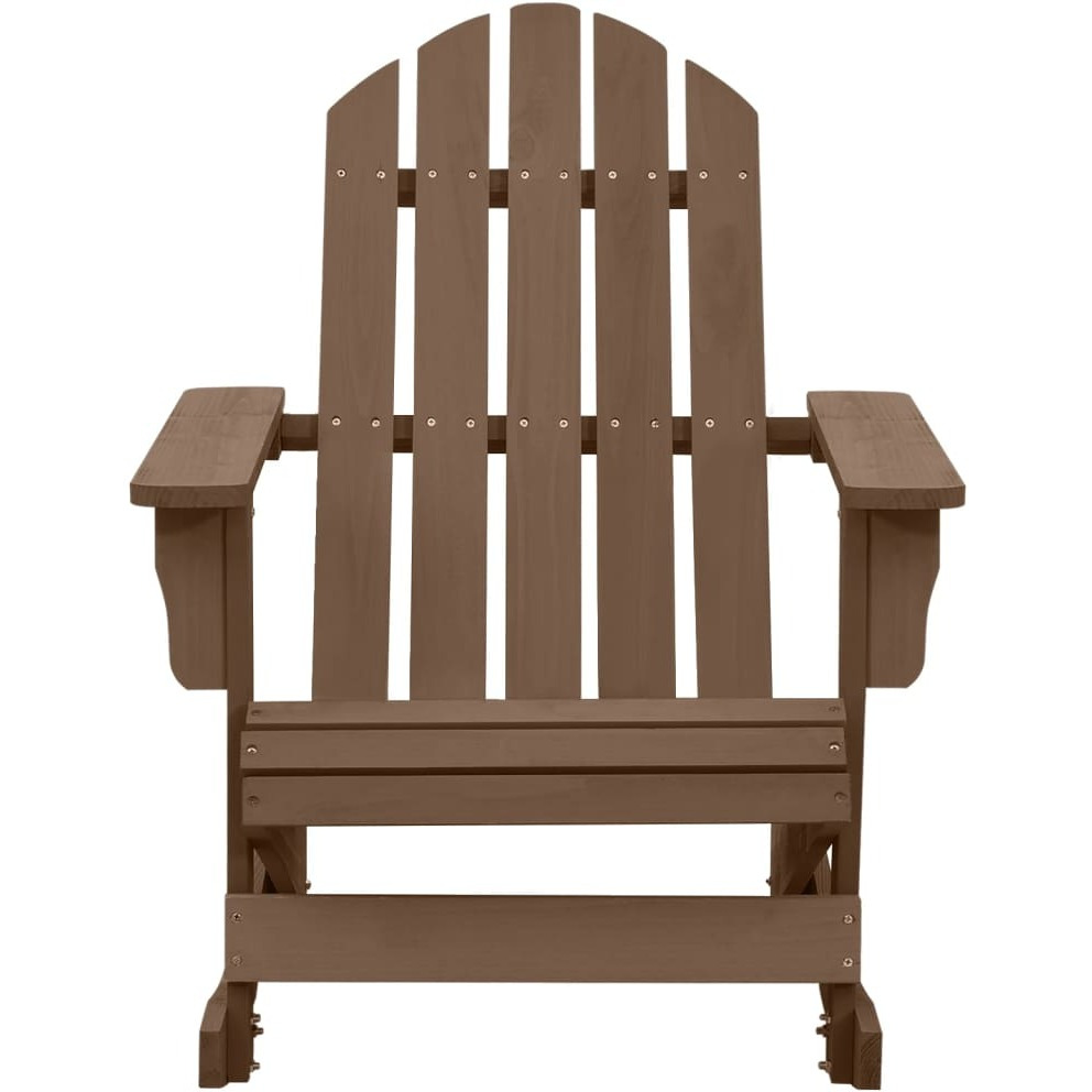 Vidaxl Patio Rocking Chair Wood Brown