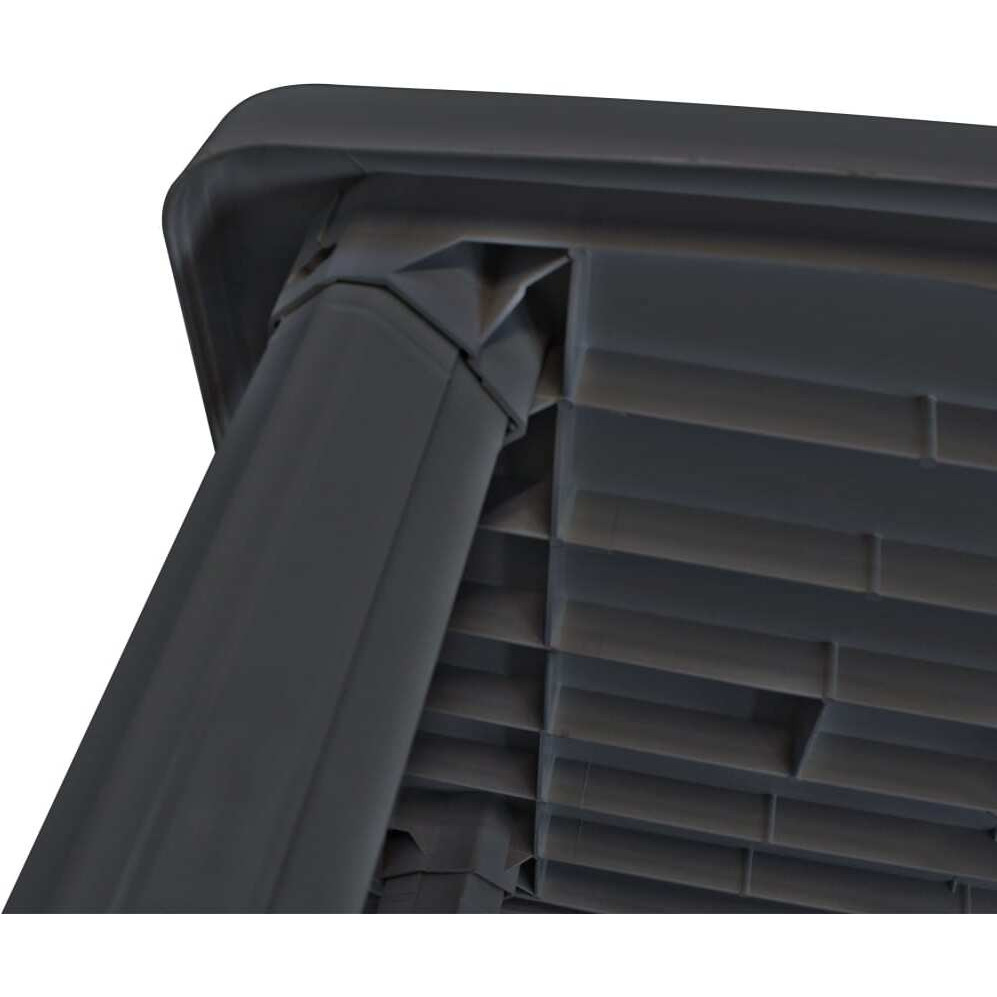 Vidaxl Patio Table Anthracite 39.8"&quotX26.8"&quotX28.3"" Plastic