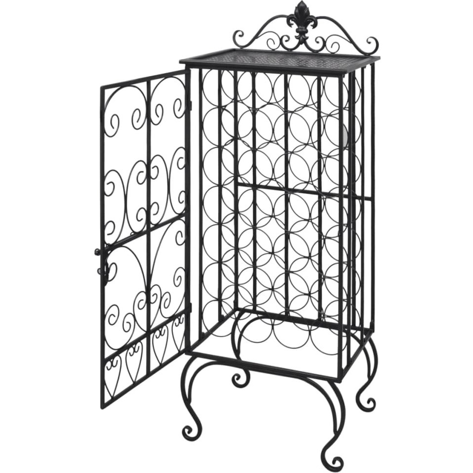Vidaxl Wine Rack For 28 Bottles Metal