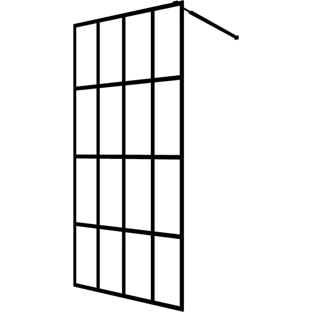 Vidaxl Walk-In Shower Screen Clear Tempered Glass 35.4"&quotX76.8""