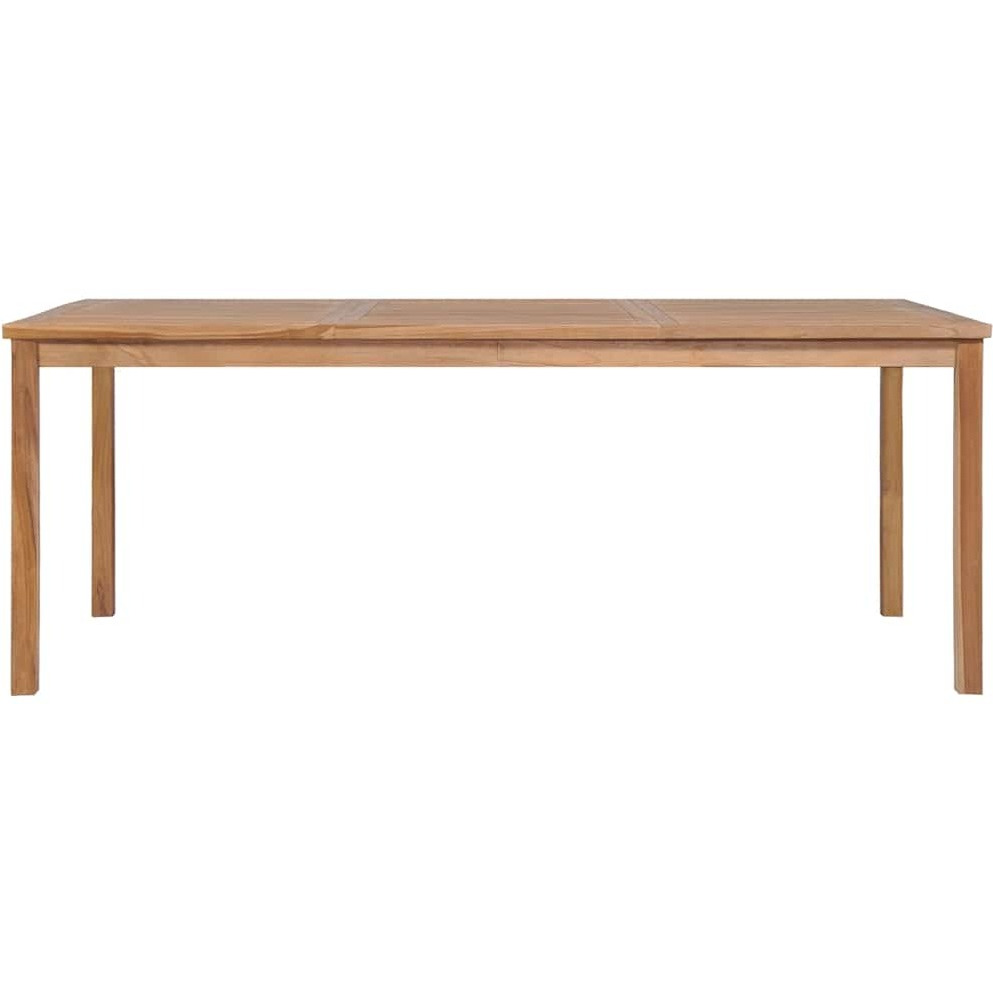 Vidaxl Patio Table 78.7"&quotX39.4"&quotX30.3"" Solid Teak Wood