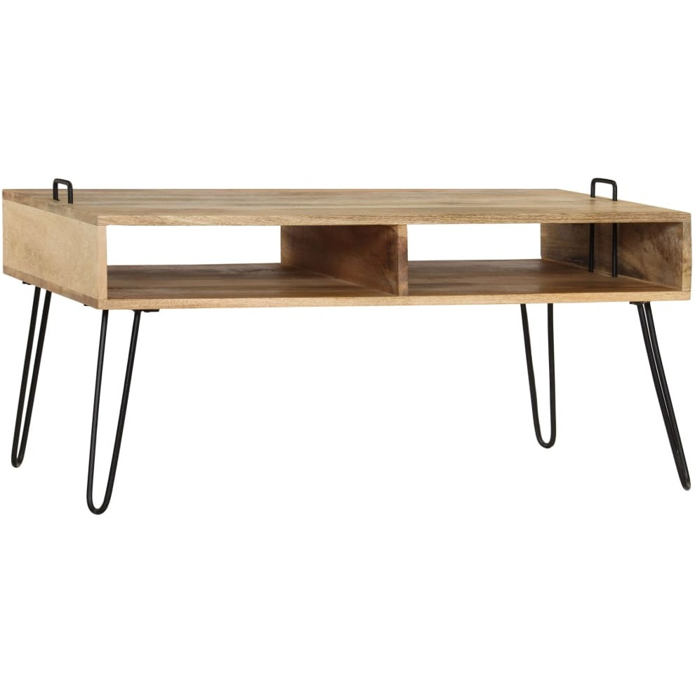 Vidaxl Coffee Table Solid Mango Wood 39.4"&quotX23.6"&quotX17.7""
