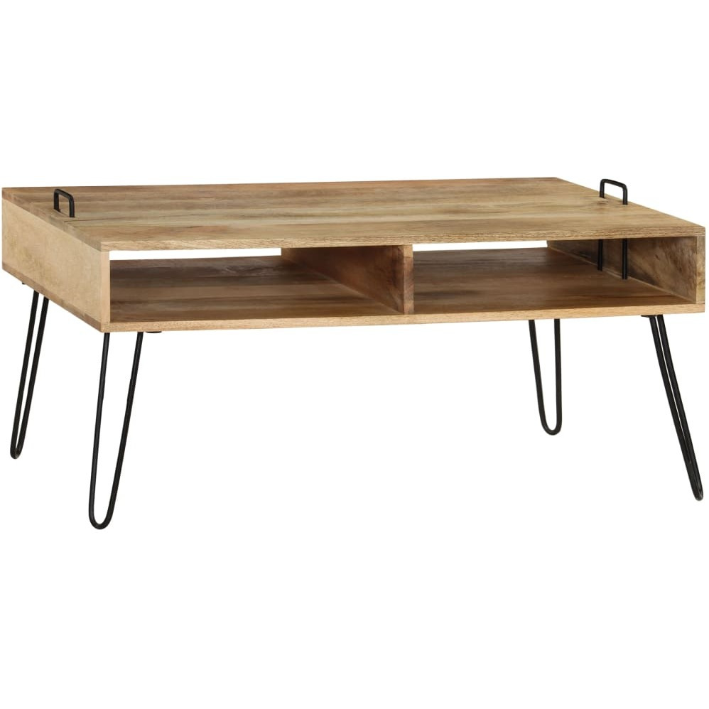 Vidaxl Coffee Table Solid Mango Wood 39.4"&quotX23.6"&quotX17.7""