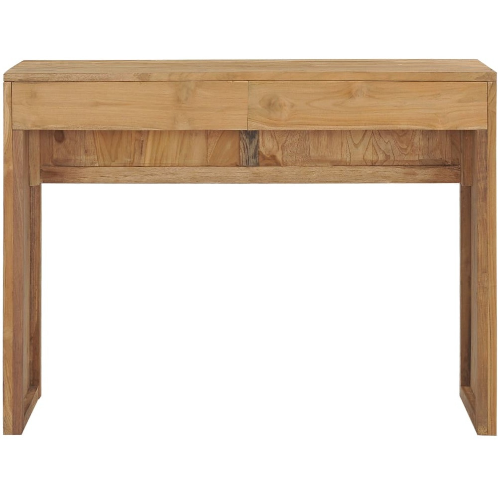 Vidaxl Console Table 39.4"&quotX13.8"&quotX29.5"" Solid Teak Wood