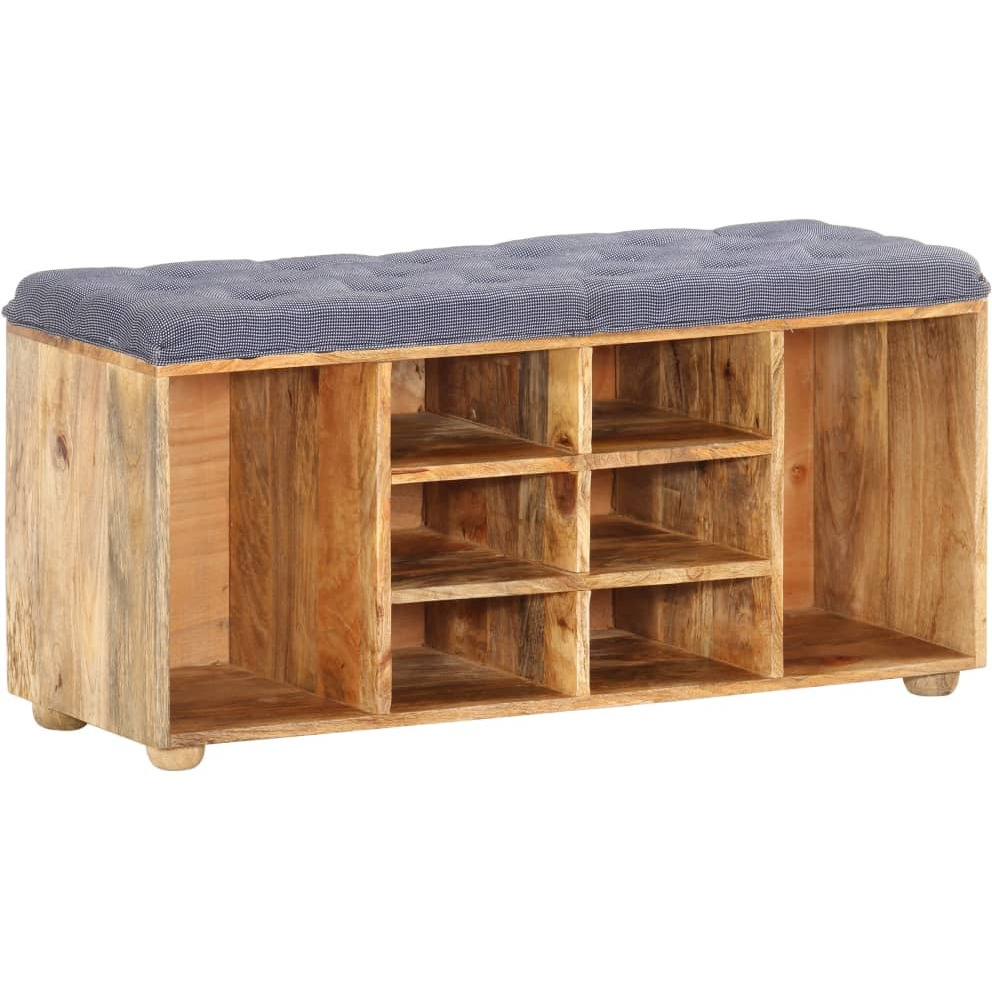 Vidaxl Hall Bench 39.4"&quotX13.8"&quotX18.5"" Solid Mango Wood