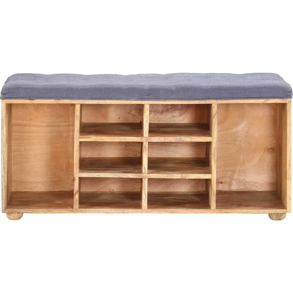 Vidaxl Hall Bench 39.4"&quotX13.8"&quotX18.5"" Solid Mango Wood