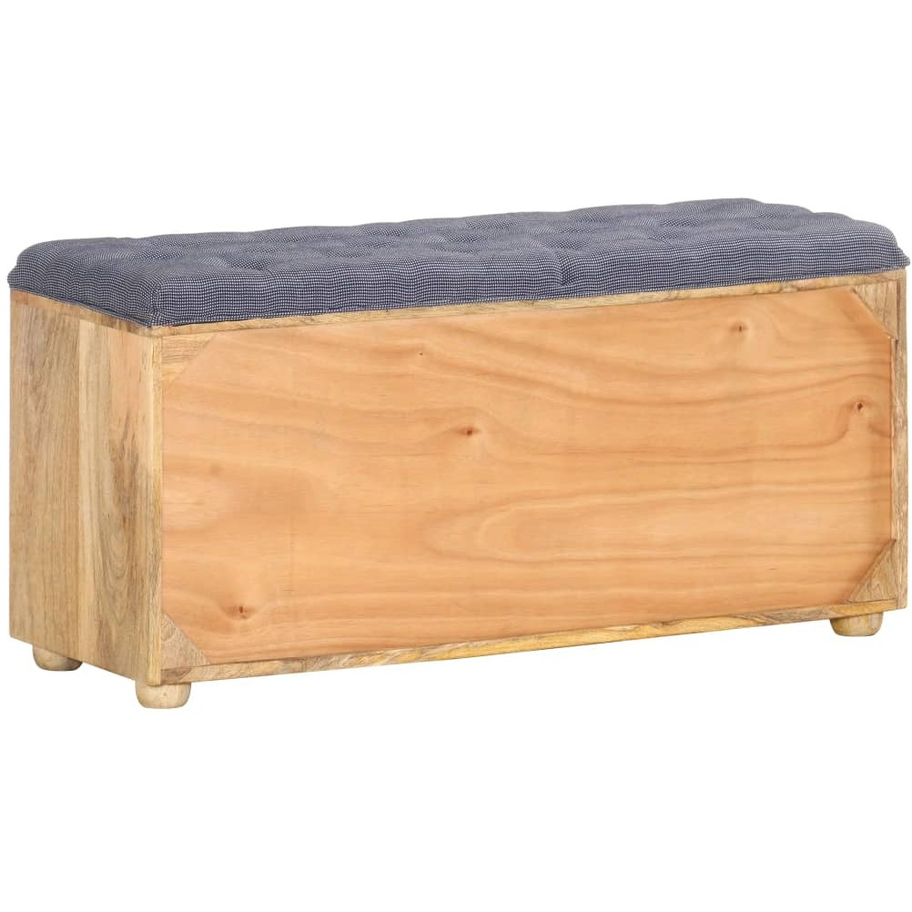 Vidaxl Hall Bench 39.4"&quotX13.8"&quotX18.5"" Solid Mango Wood