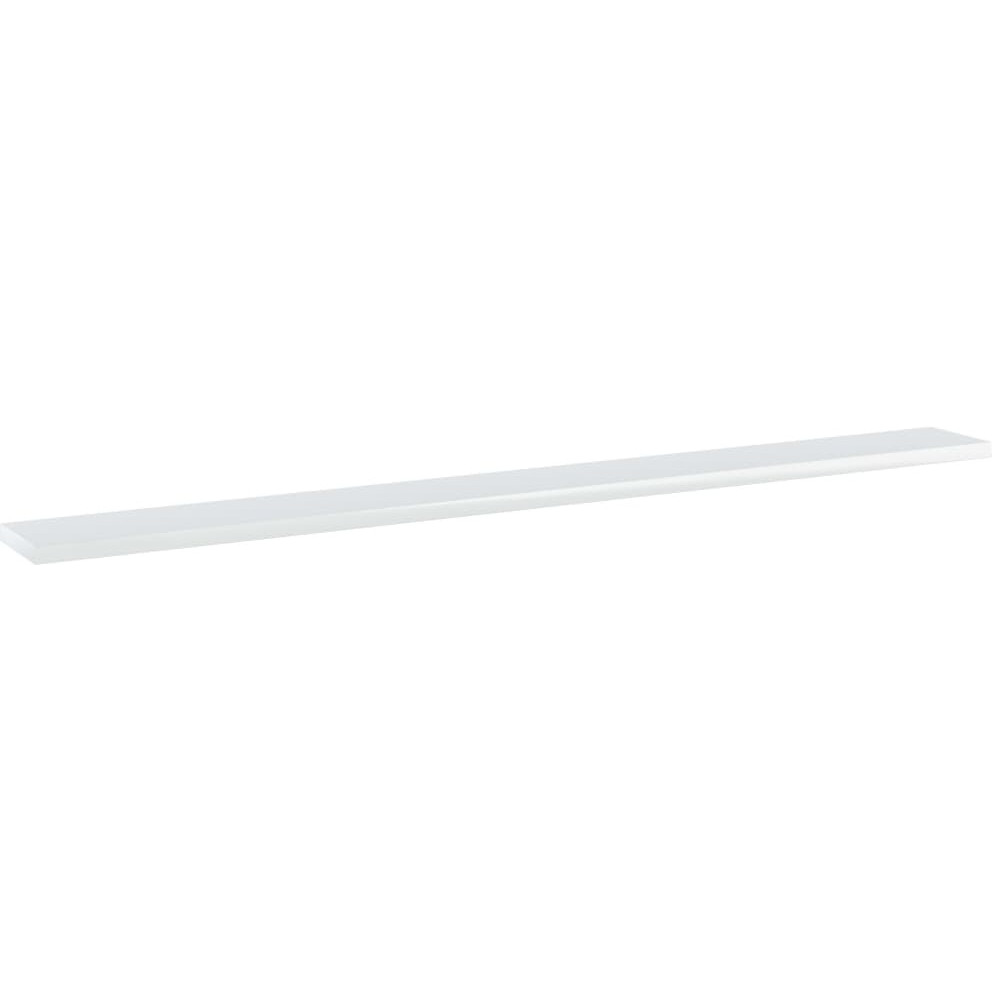 Vidaxl Bookshelf Boards 8 Pcs High Gloss White 39.4"&quotX3.9"&quotX0.6"" Engineered Wood