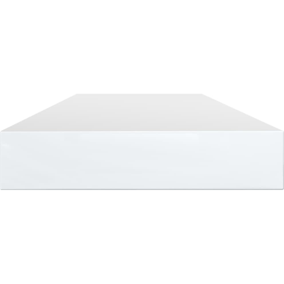 Vidaxl Bookshelf Boards 8 Pcs High Gloss White 39.4"&quotX3.9"&quotX0.6"" Engineered Wood
