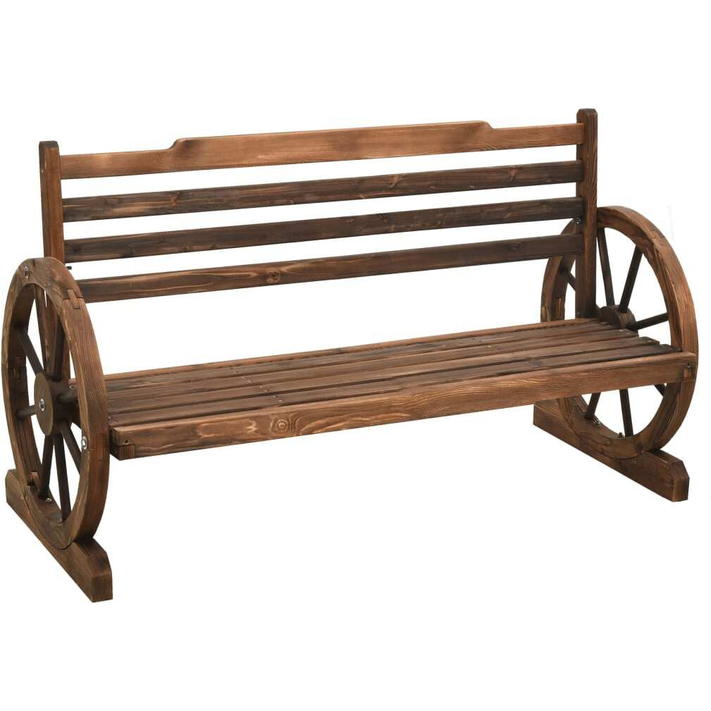 Vidaxl Patio Bench 44"" Solid Firwood