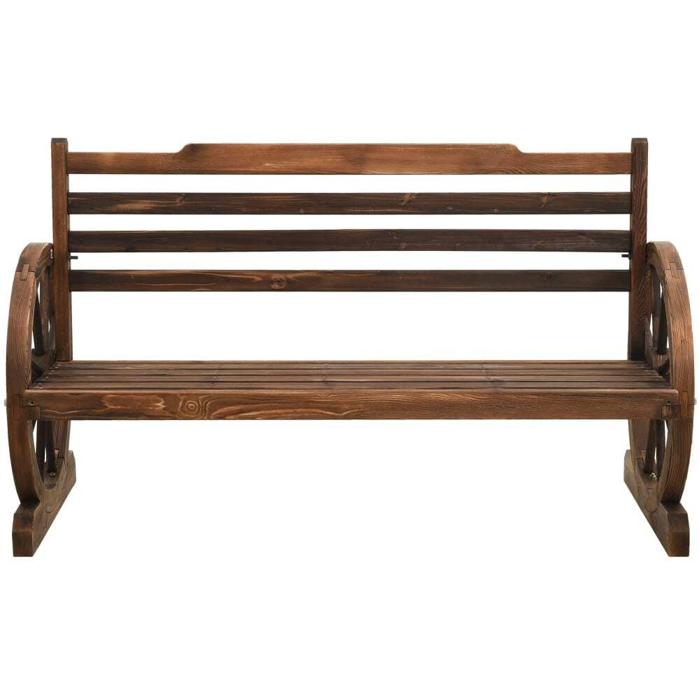 Vidaxl Patio Bench 44"" Solid Firwood