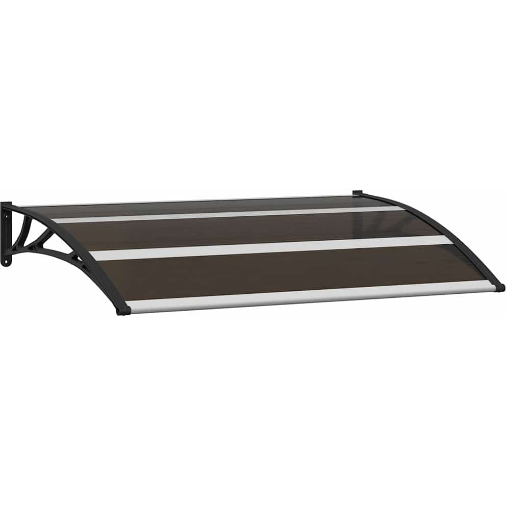 Vidaxl Door Canopy Black 47.2"&quotX31.5"" Pc