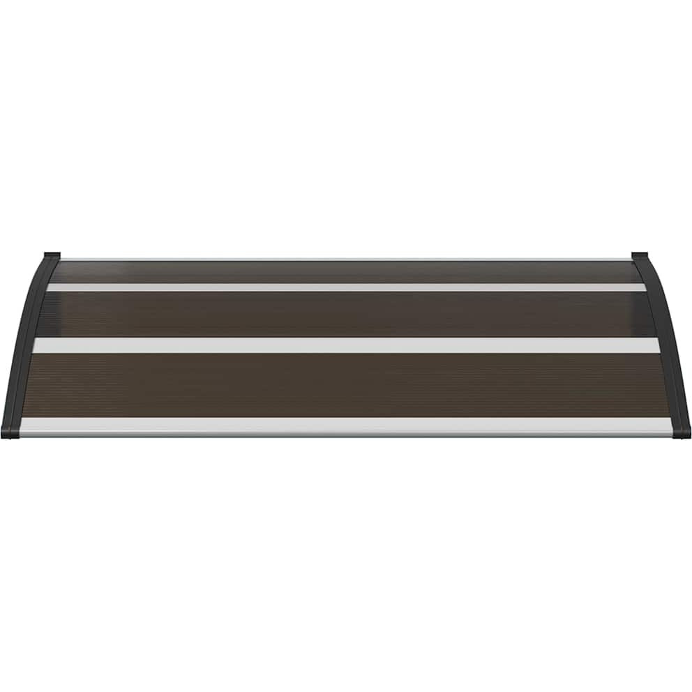 Vidaxl Door Canopy Black 47.2"&quotX31.5"" Pc