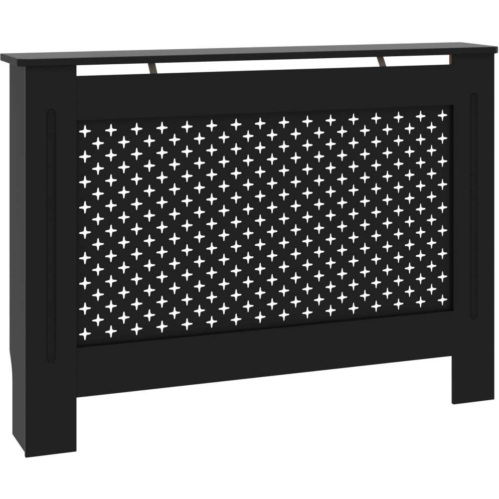 Vidaxl Radiator Cover Black 44.1"&quotX7.5"&quotX31.9"" Mdf