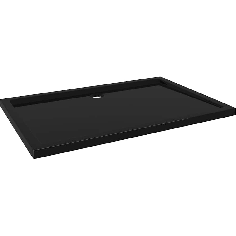 Vidaxl Rectangular Abs Shower Base Tray Black 31.5"&quotX47.2""