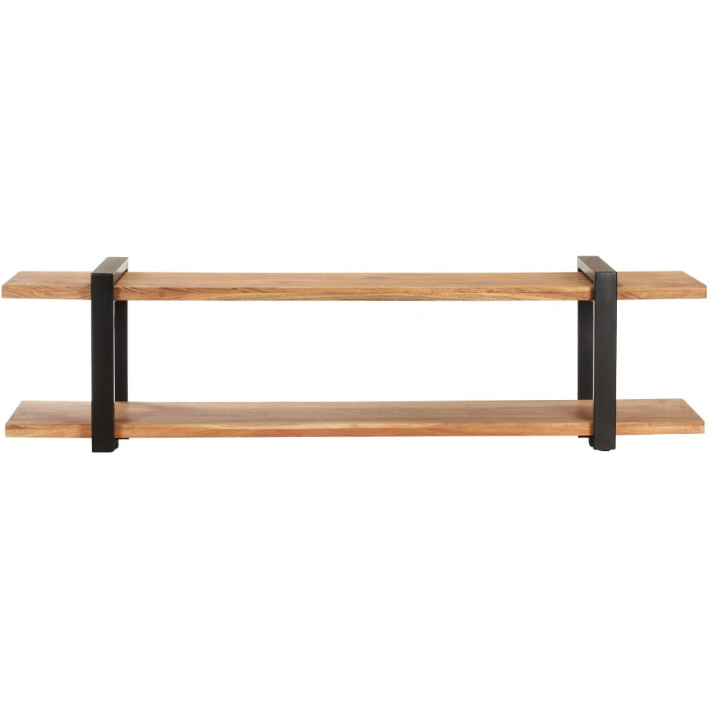 Vidaxl Tv Cabinet 63"&quotX15.7"&quotX15.7"" Solid Acacia Wood