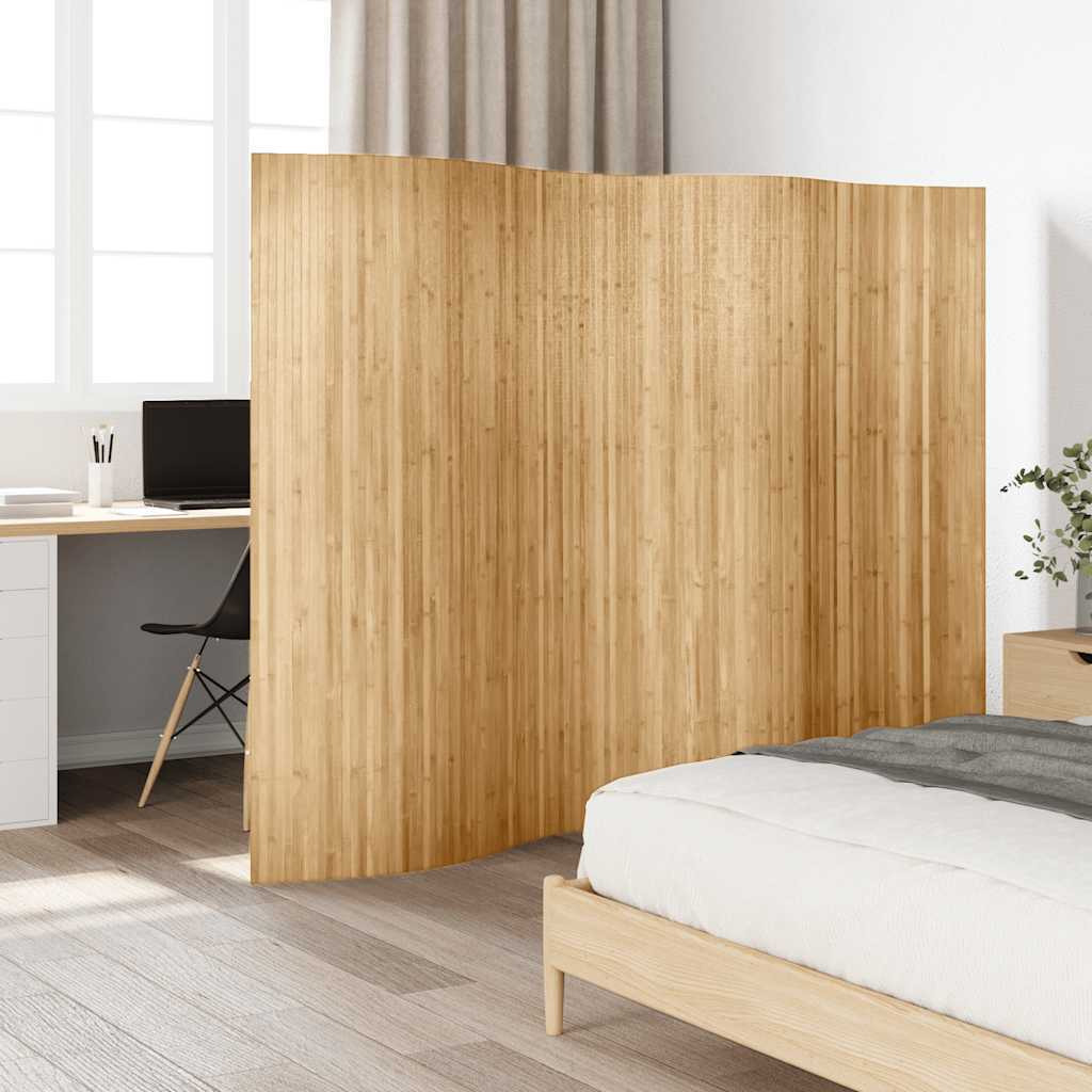 Vidaxl Room Divider Bamboo 98.4"&quotX65"" Natural