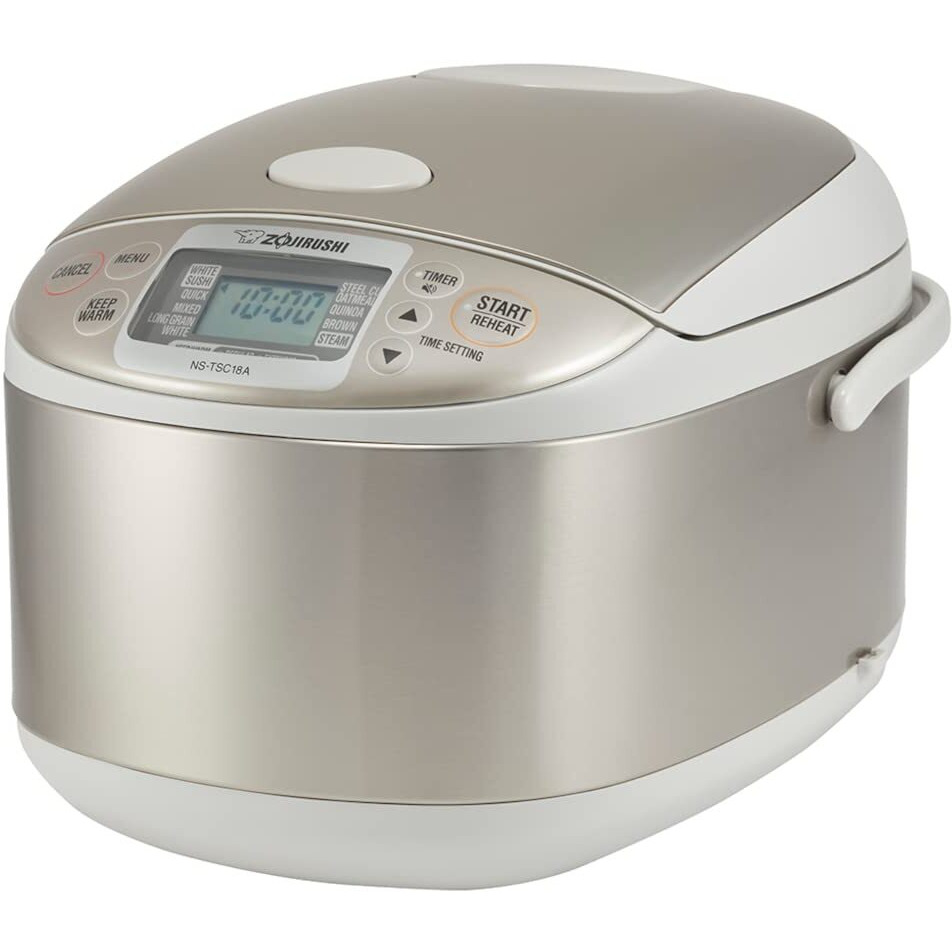Zojirushi Micom 10 Cup Stainless Steel Rice Cooker And Warmer