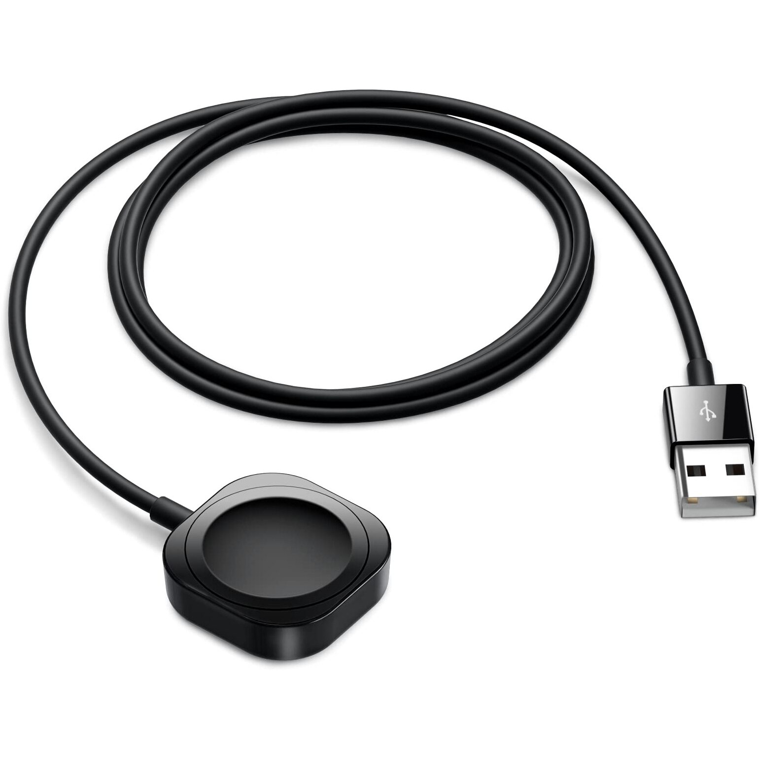 Comvin For Apple Watch Charger, Compatible With Apple Watch Charger Series 9 8 7 6 5 4 3 2 Se Ultra, Magnetic Charging Cable For Iwatch Charger - 5Ft/1.5M, Black