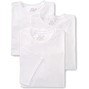 Fruit Of The Loom Mens Big And Tall Tag-Free Underwear & Undershirts Undershirts, Tall Man - Crew 3 Pack, Xx-Large Us