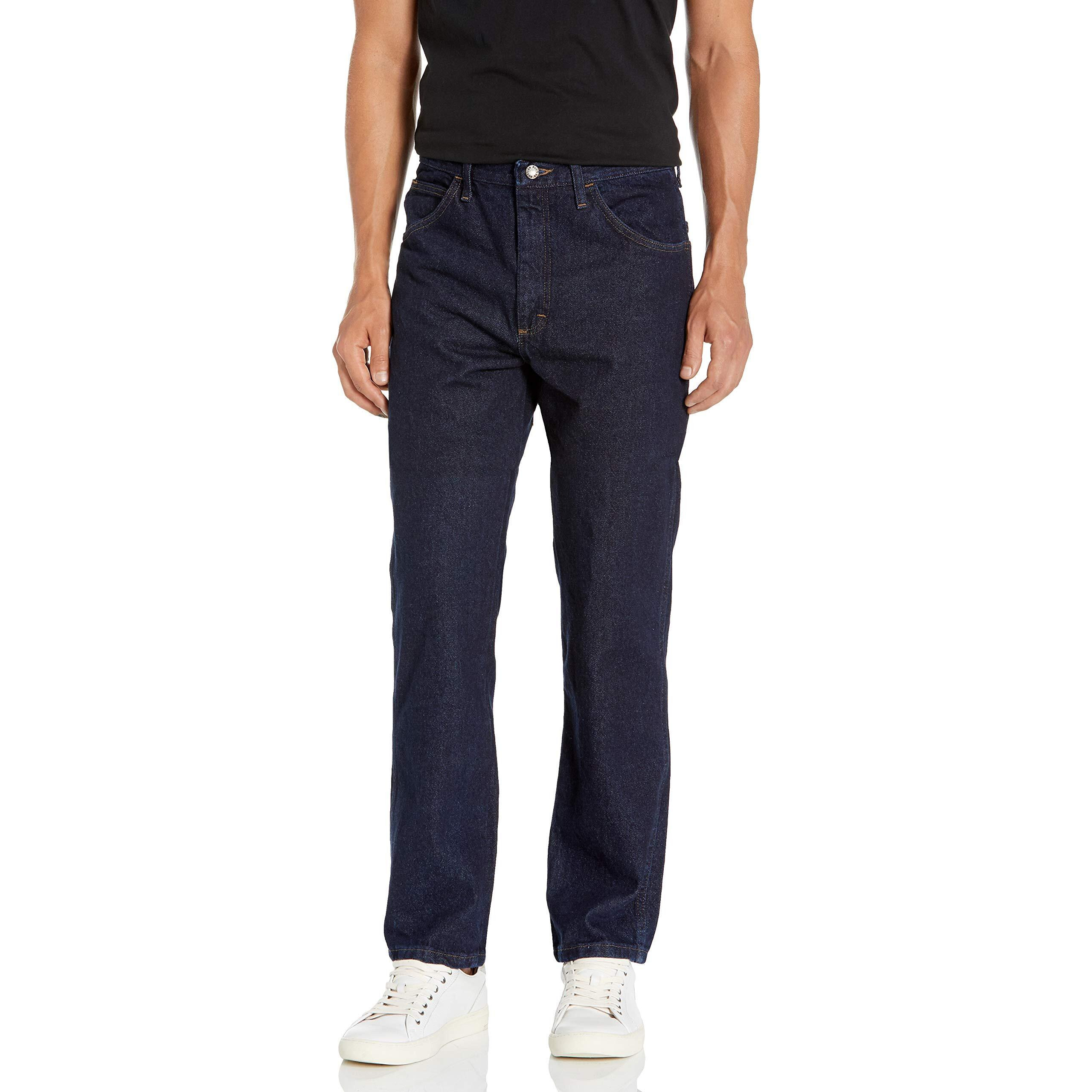 Rustler Mens Classic Regular Fit Jeans, Soft Rinse, 30W X 34L Us