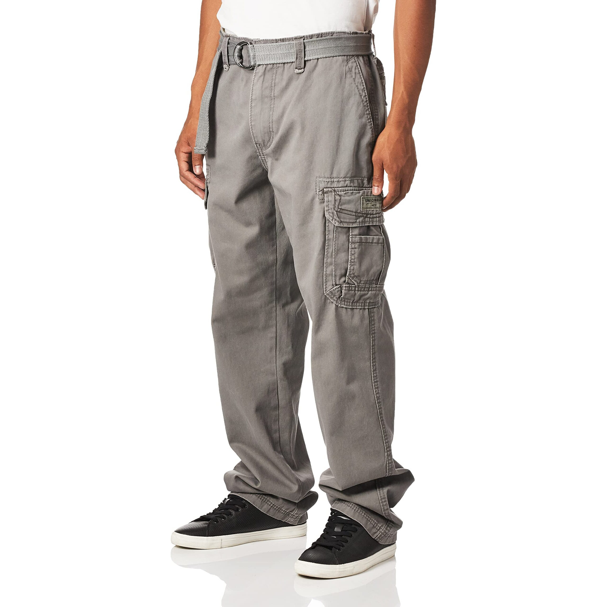 Unionbay Men's Survivor Iv Relaxed Fit Cargo Pant - Reg And Big And Tall Sizes, Grey Goose, 48X32
