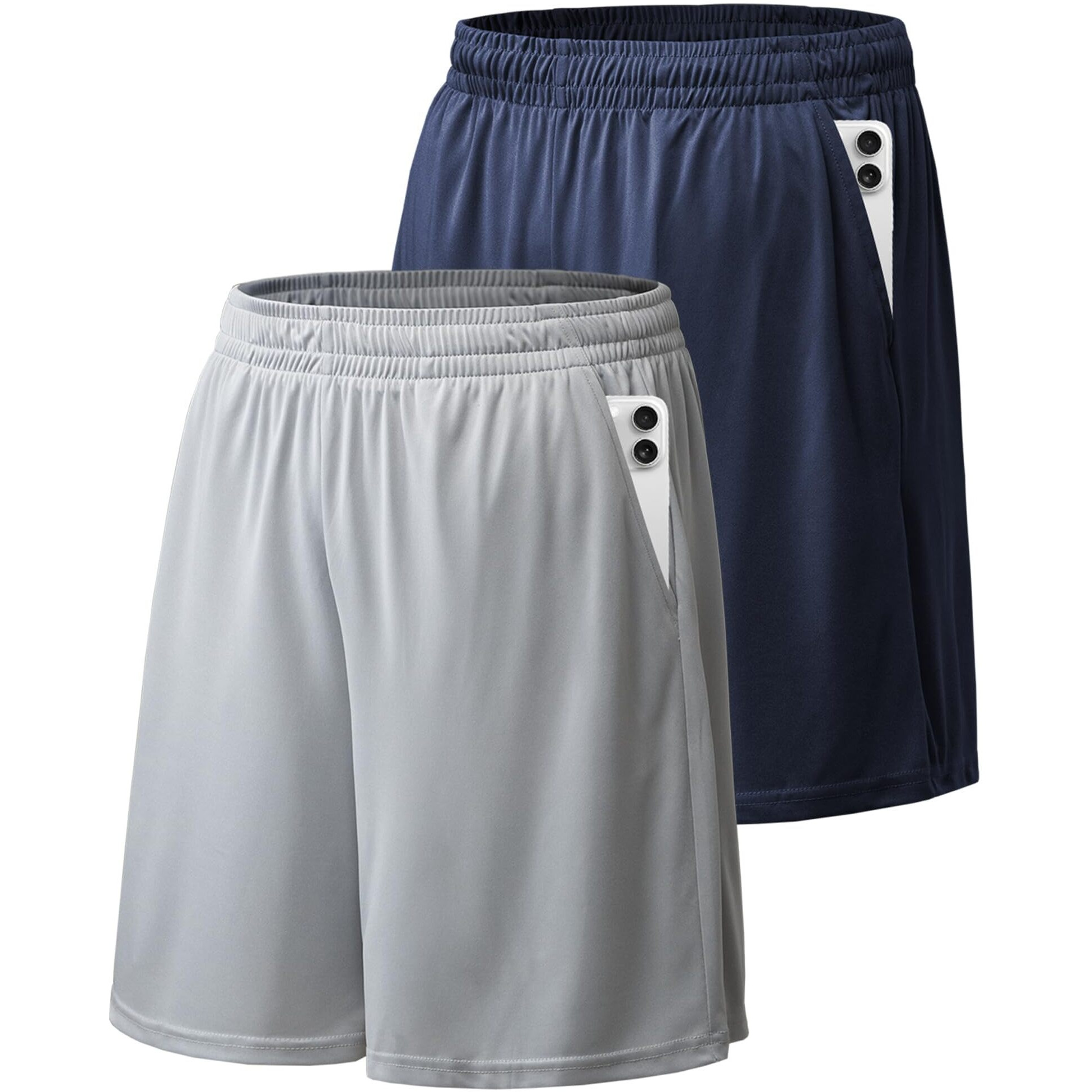 Balennz Athletic Shorts For Men With Pockets And Elastic Waistband Quick Dry Activewear