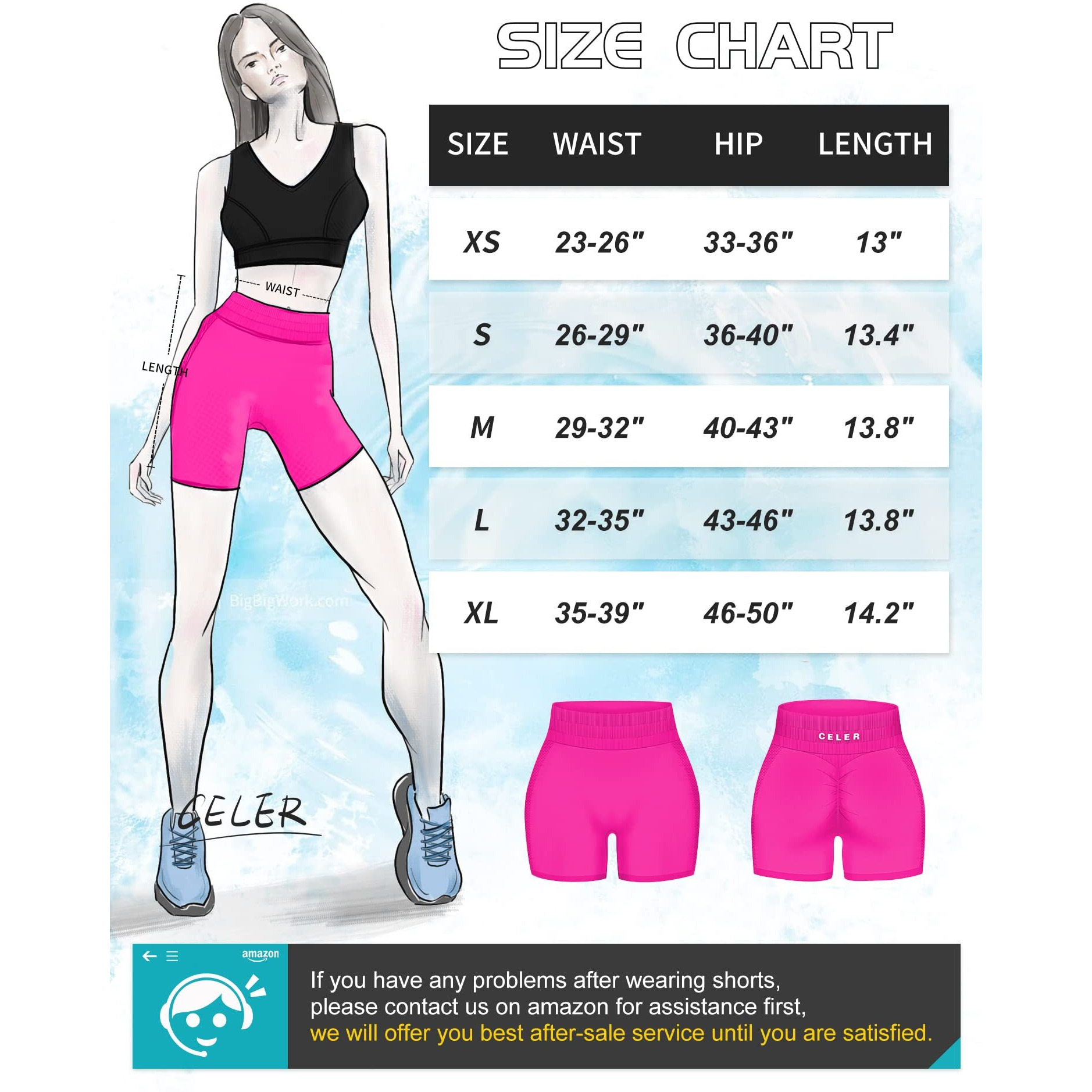Celer Womens Workout Shorts Seamless Scrunch Butt Gym Shorts High Waisted Yoga Athletic Booty Shorts, Sonic Bloom Xl