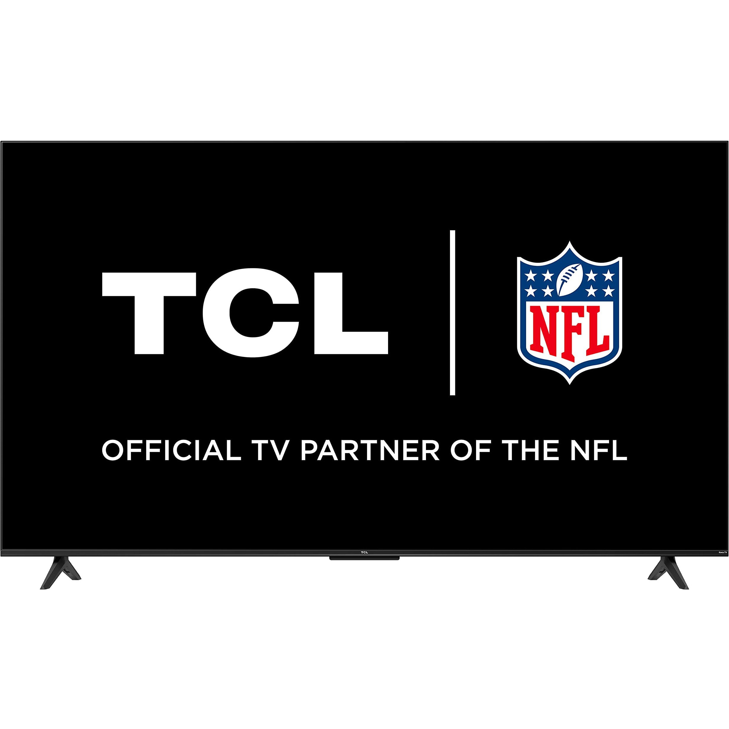 Tcl 50"" Class 4-Series 4K Uhd Hdr Smart Roku Tv - 50S455 2022, Black
