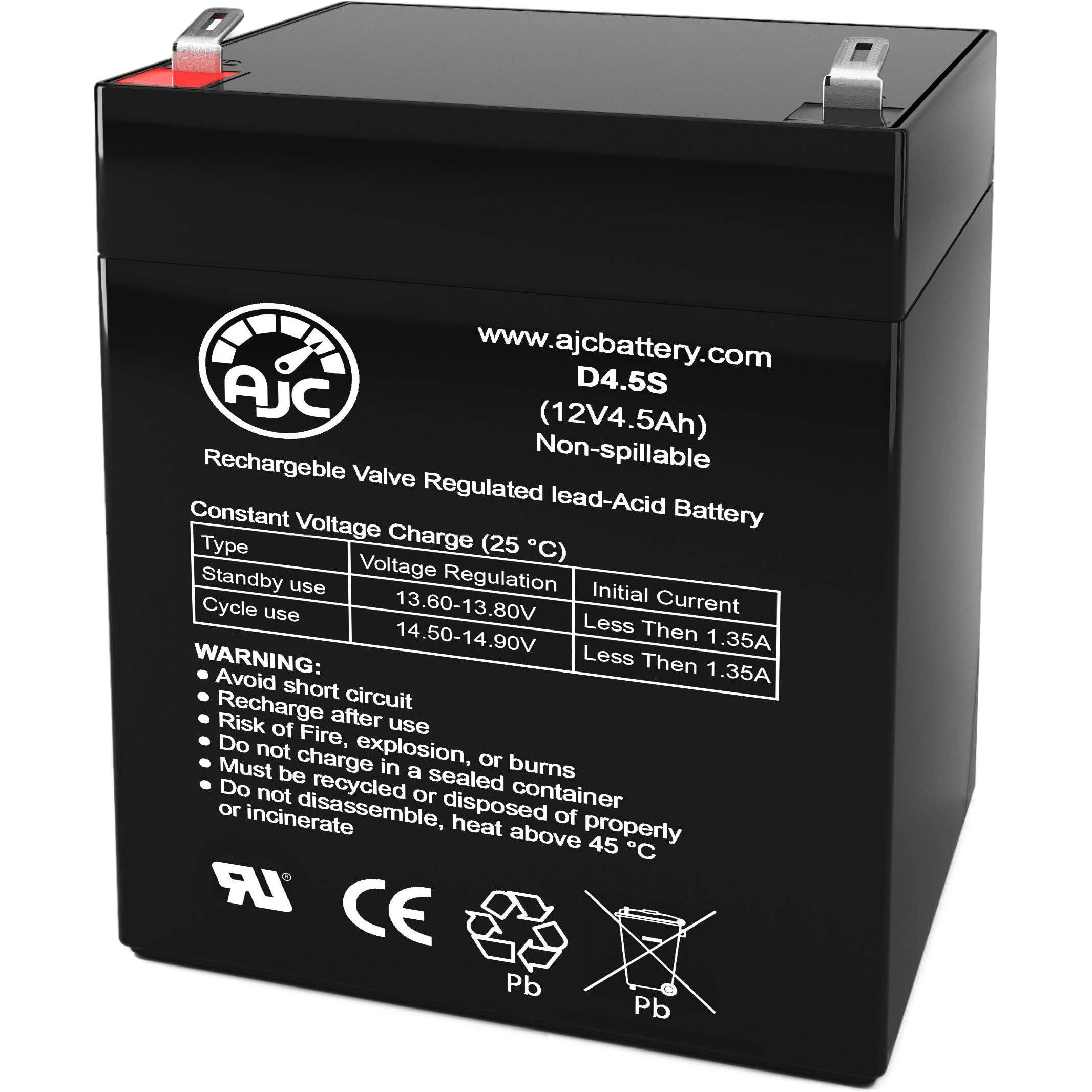 Ajc Liftmaster 41B591 12V 4.5Ah Garage Door Battery - This Is An Brand Replacement