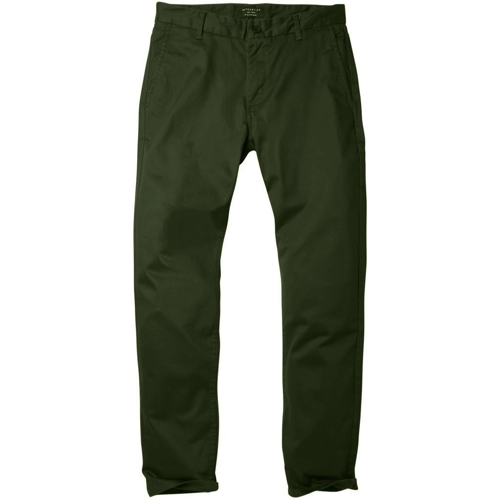 Match Men 's Slim Fit Tapered Stretchy Casual Pants (32W X 31L, 8050 Army Green)
