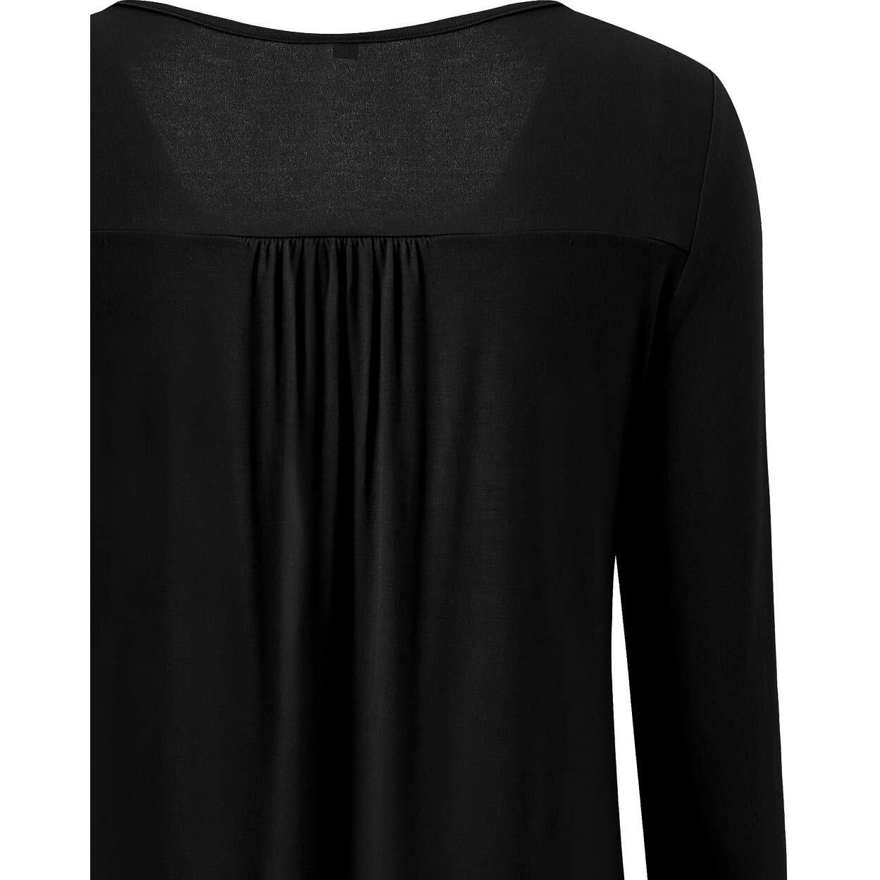 A.Jesdani 2X Womens Tops Plus Size Blouses For Women Long Sleeve Black Tunics Tops For Women