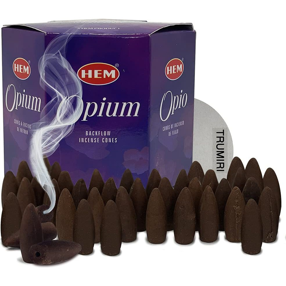 Opium Backflow Incense Cones For Waterfall And Mat Bundle Inciensos Aromaticosinciensoincienseinsienso