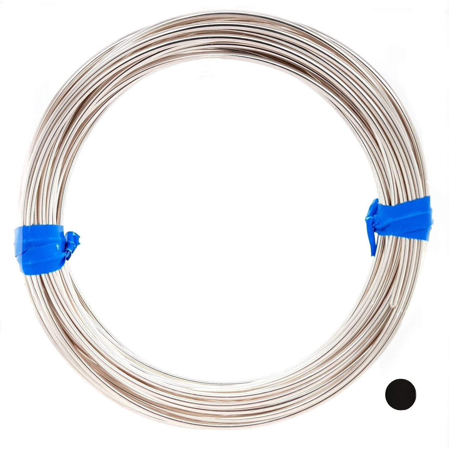 Craft Wire 20 Gauge, 925 Sterling Silver Wire (Round) Half Hard Made In Usa - 10Ft