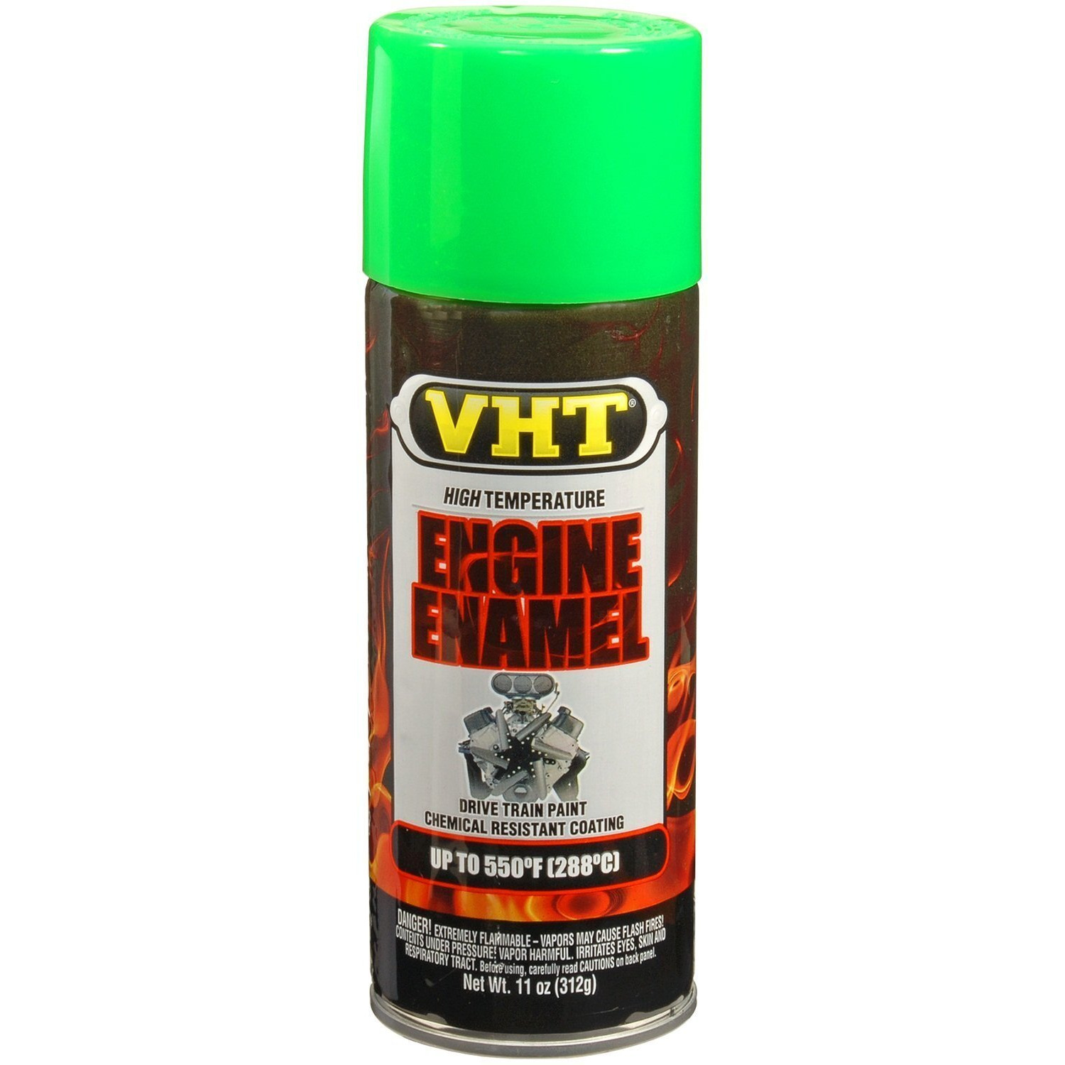 Vht Sp154-6 Pk Esp154007-6 Pk Grabber Green High Temperature Engine Enamel - 11 Oz. Aerosol, (Case Of 6)
