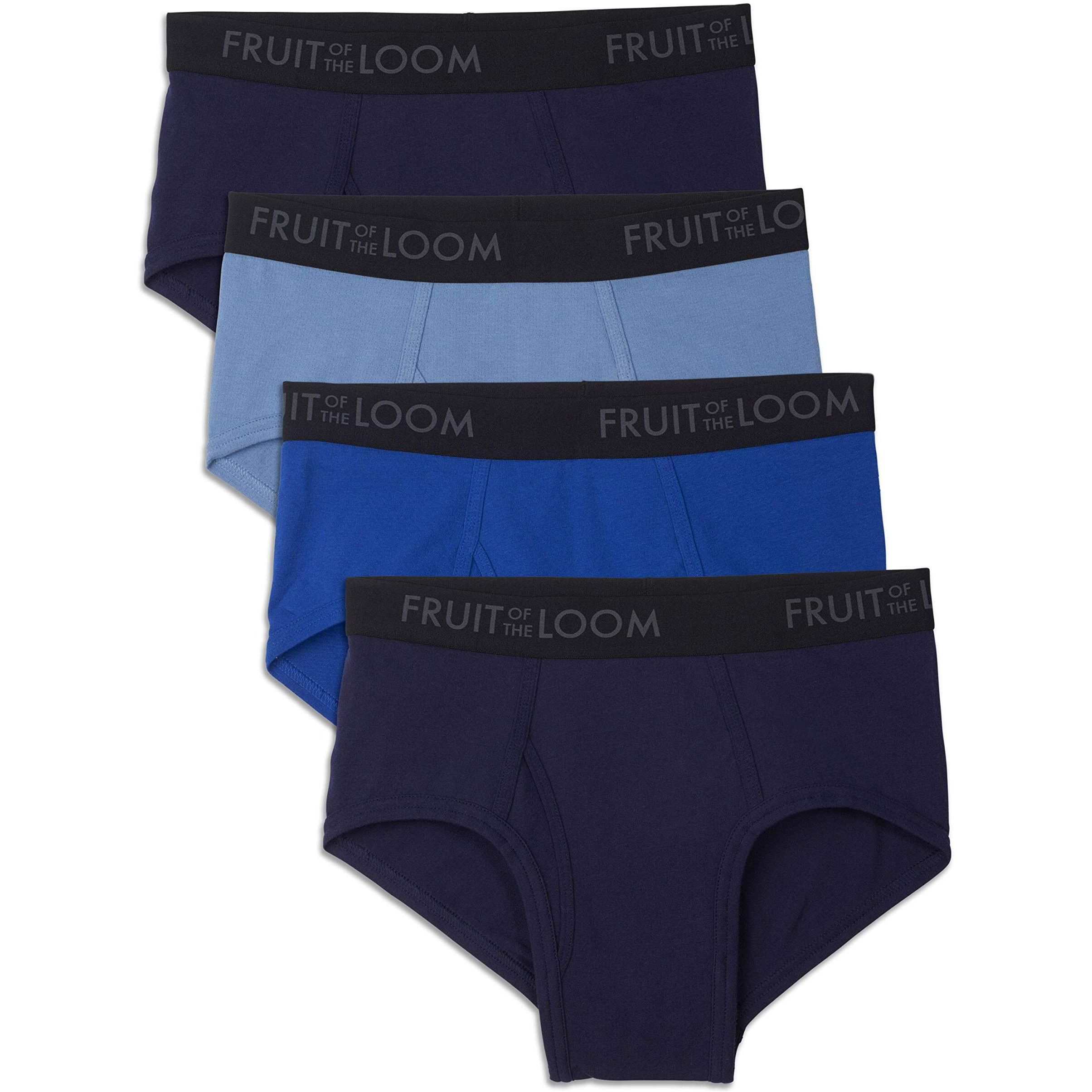 Fruit Of The Loom Mens Breathable Underwear Briefs, Brief - Cotton Mesh 4 Pack, Small Us