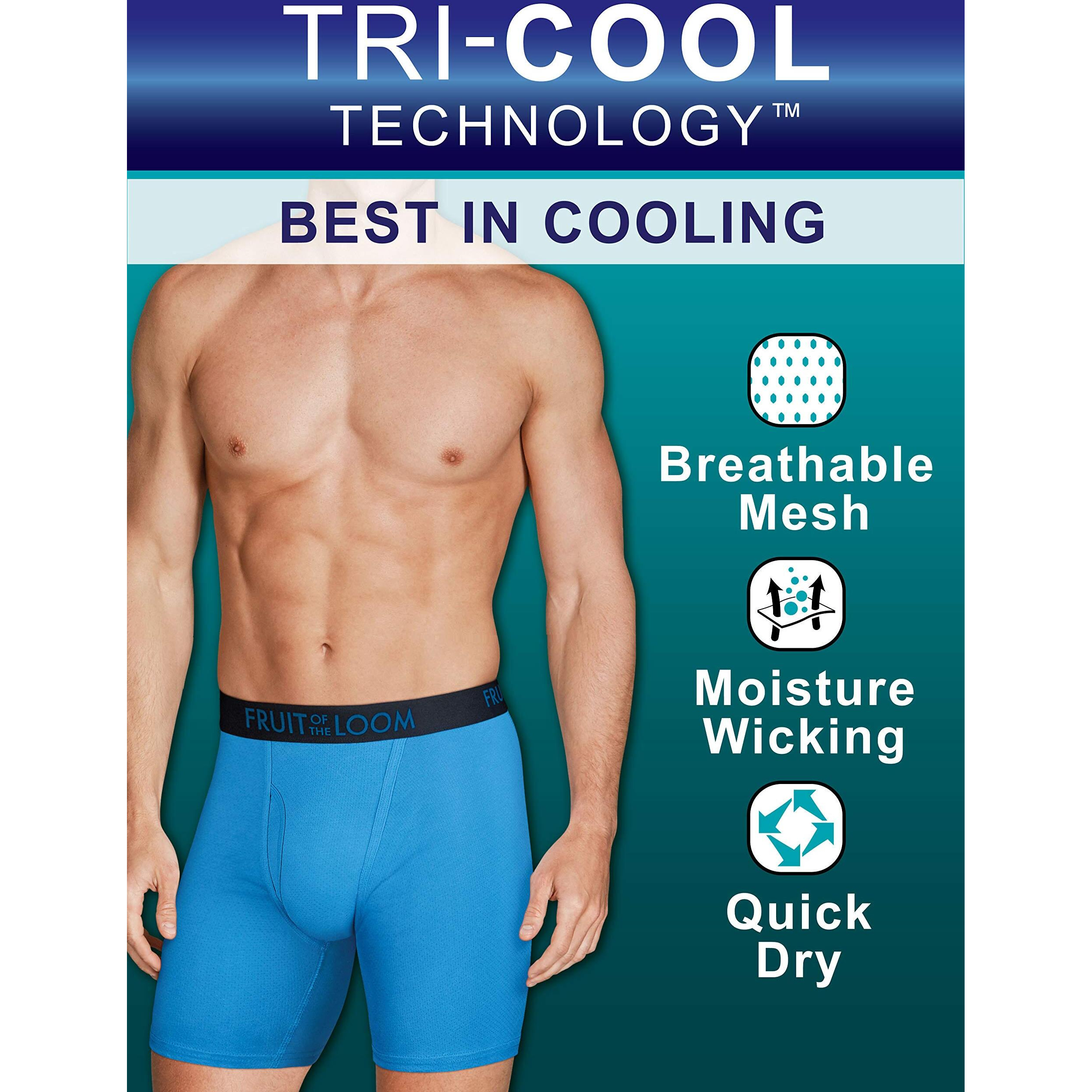 Fruit Of The Loom Mens Breathable Underwear Briefs, Brief - Cotton Mesh 4 Pack, Small Us