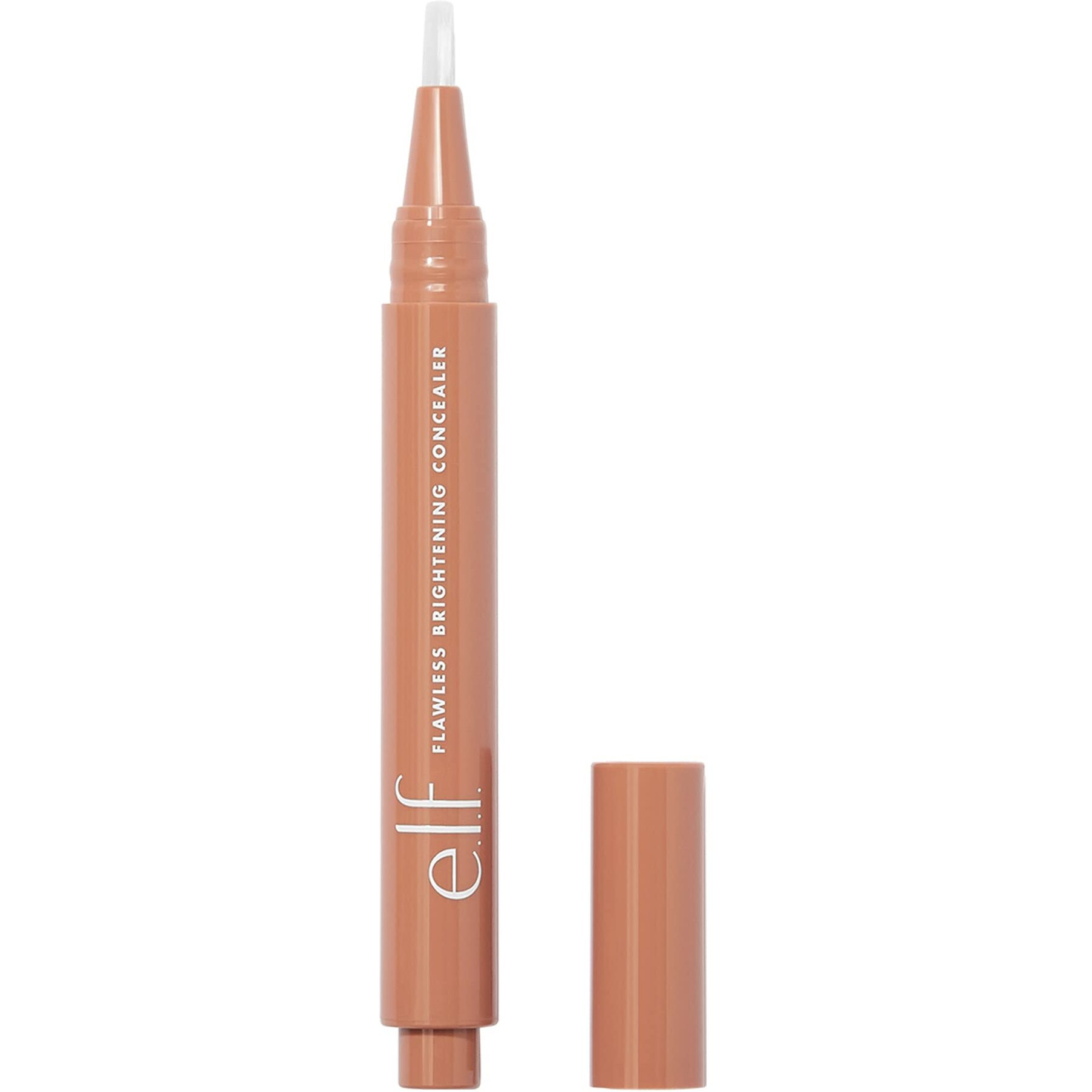 Elf Flawless Brightening Concealer, Illuminating & Highlighting Face Makeup, Conceals Dark Under Eye Circles, Tan 45 N, 007 Fl Oz