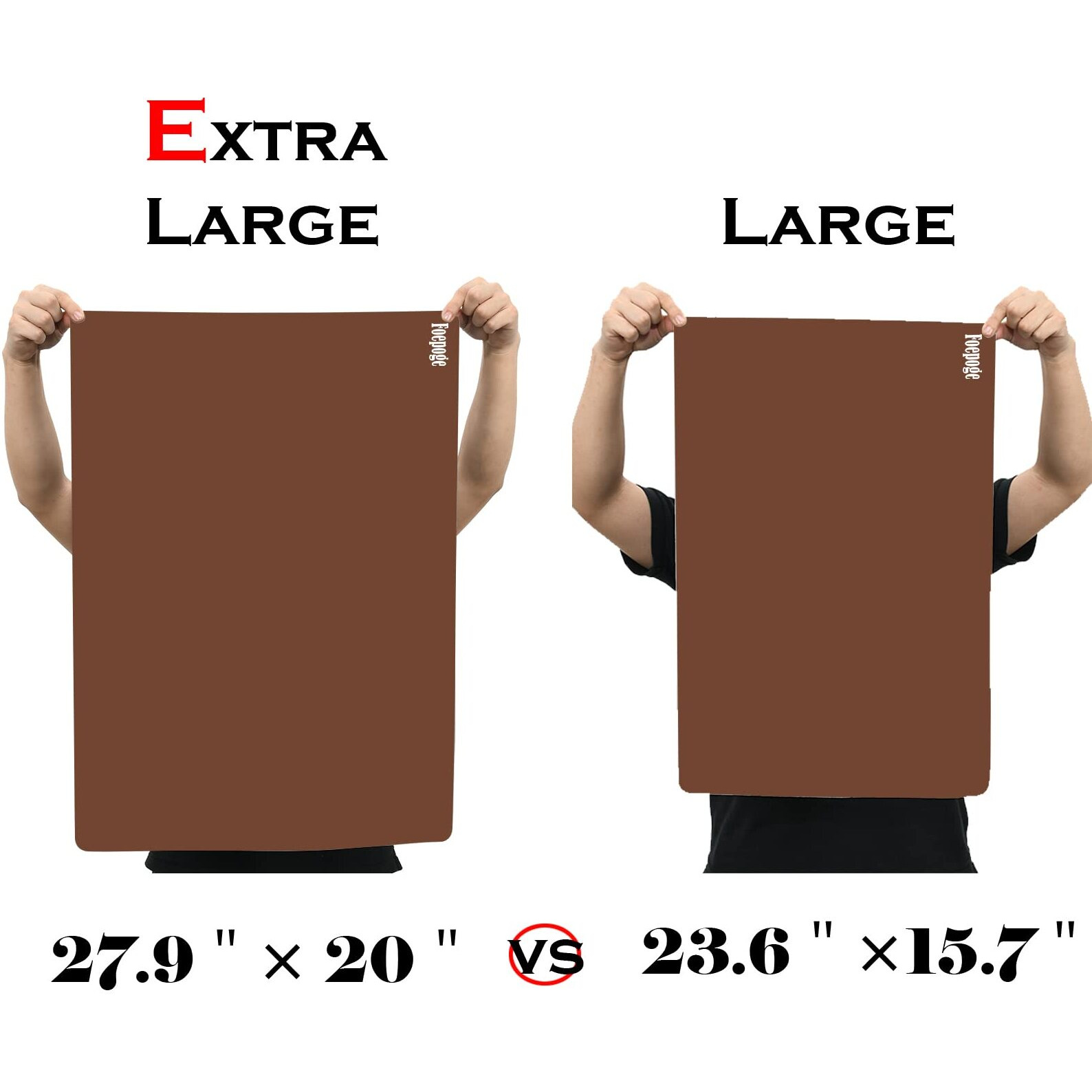 Foepoge 27.9    X 20    Extra Large Silicone Sheet For Crafts, Nonstick Silicon Mat For Resin, Epoxy Art Placemat For Jewelry Casting, Reusable Painting Pad, Heat Resistant Countertop Cover - Brown