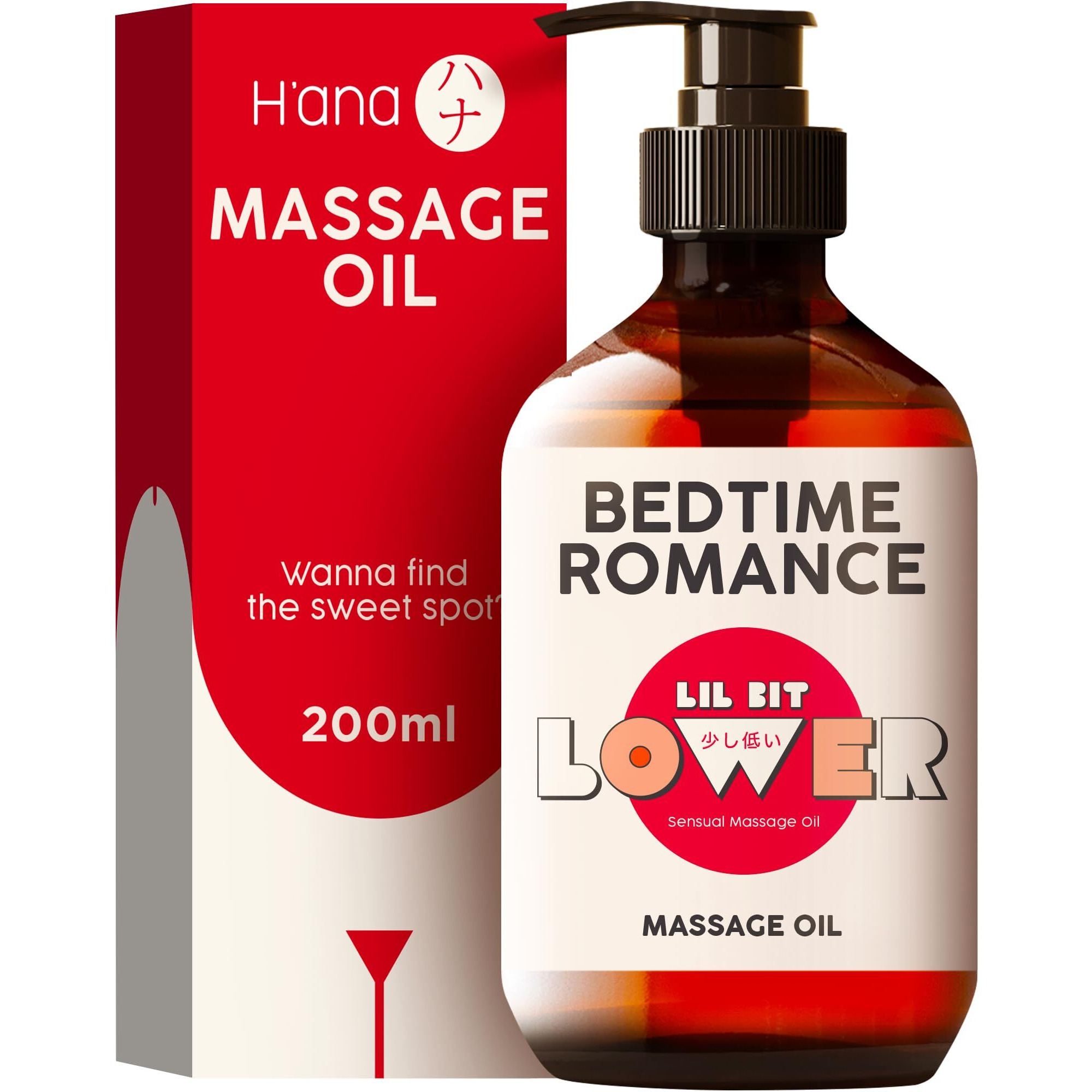 H   Ana Sensual Massage Oil For Couples Bedtime Romance - Crafted With Vanilla Oil For Body Massage Oil For Massage Therapy - Massage Oil For Couples Sparks Sensuality, Soothes & Hydrates (6.76 Fl Oz)