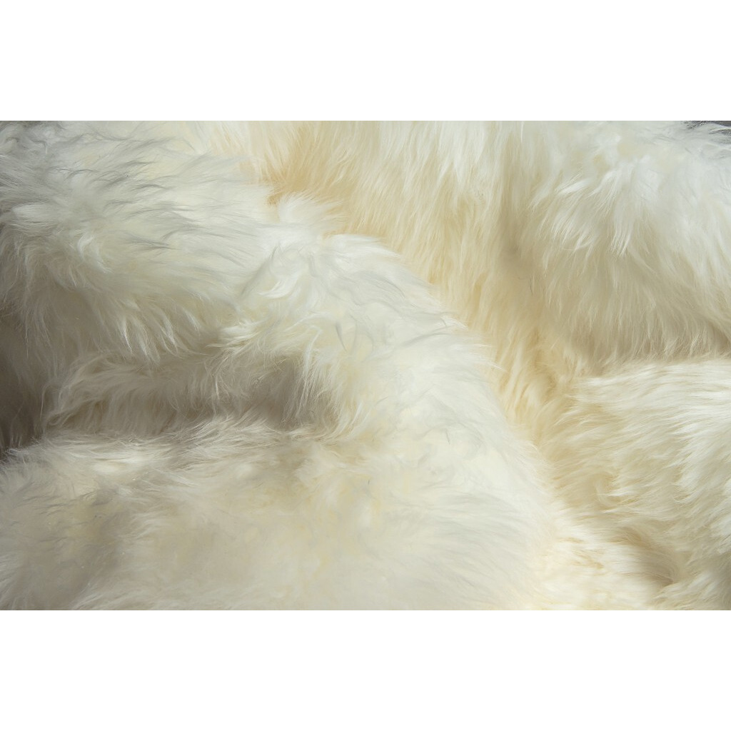 3' X 5' Trio Natural Sheepskin Area Rug