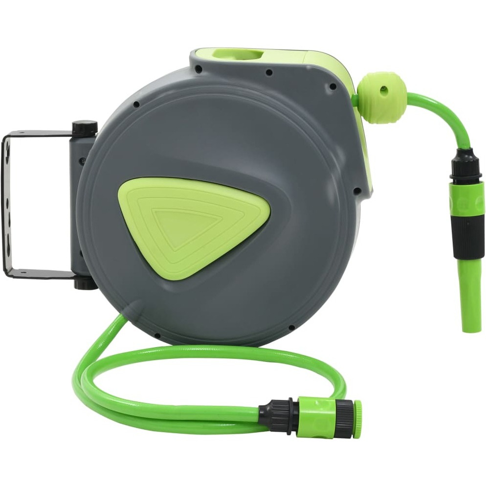 Vidaxl Automatic Retractable Water Hose Reel Wall Mounted 32.8'+3.3'