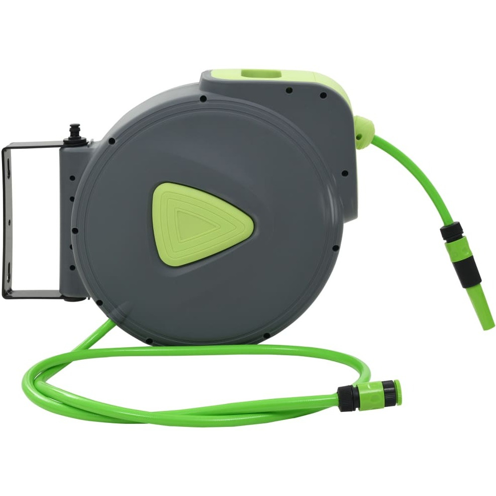 Vidaxl Automatic Retractable Water Hose Reel Wall Mounted 98.4'+6.6'