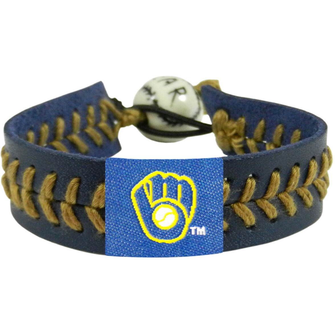Milwaukee Brewers Bracelet Team Color Baseball Co