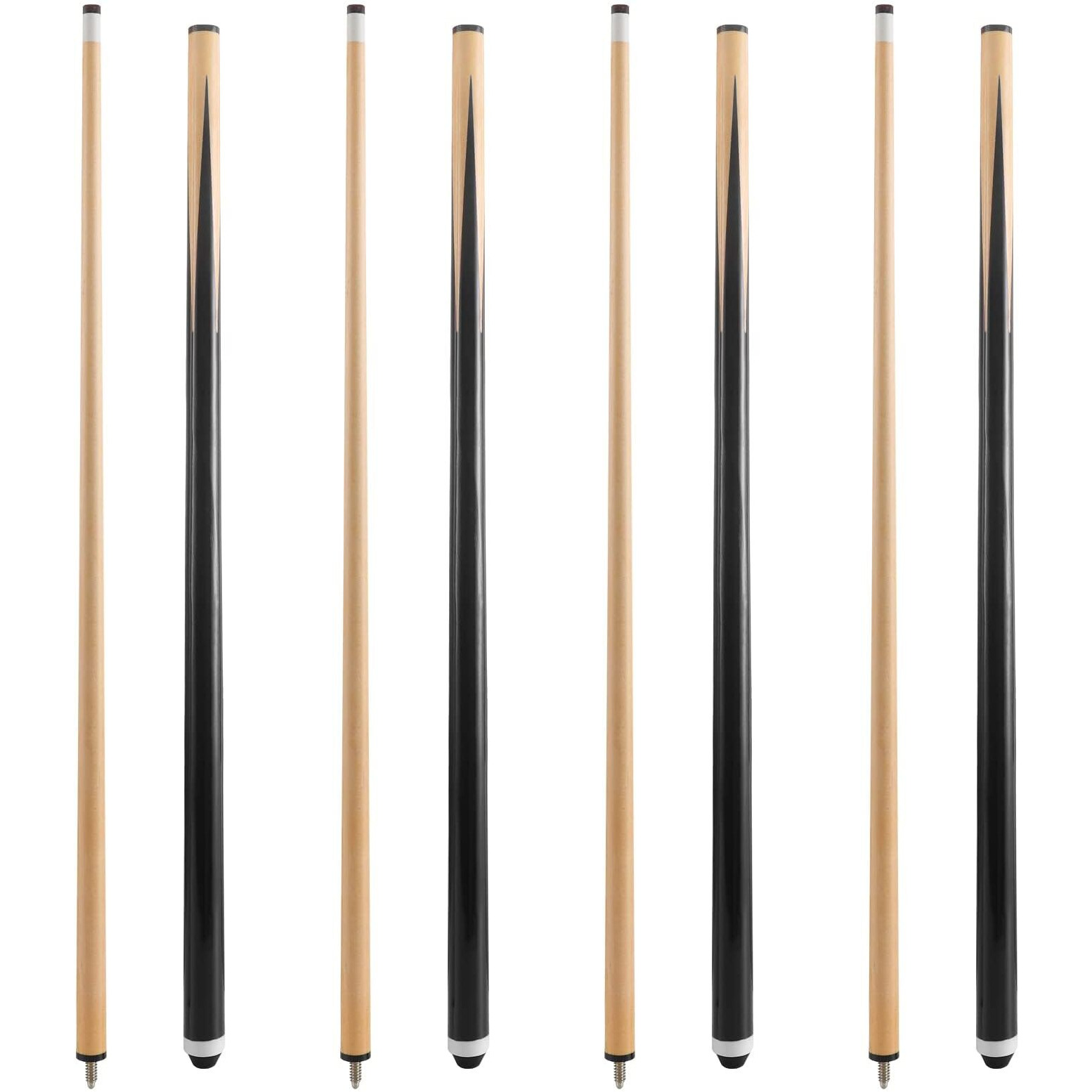 Hmqq Pool Cue Stick (58"" Billiards Cue Stick Set Of 4,Weight 20 Oz)